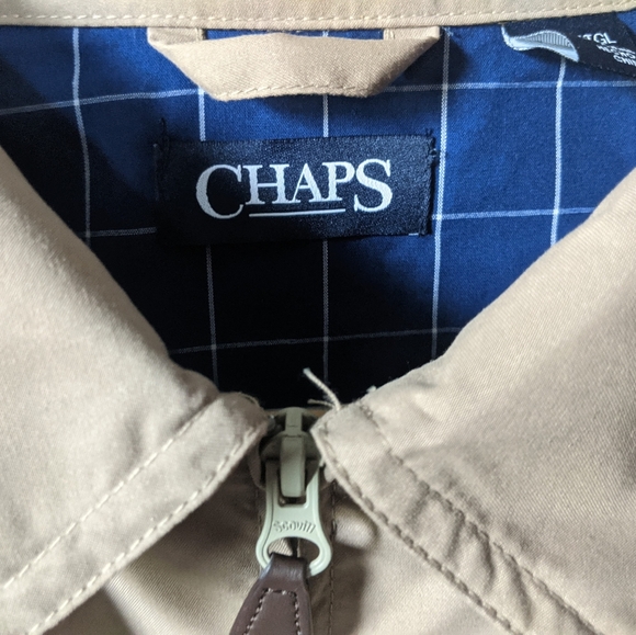 NWT Chaps Beige Zip Down Jacket Size 2XLT - Picture 12 of 12